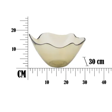 MISKA ZE SZKŁA RECYCLINGOWEGO 30X18 cm MIN 2 (PRODUKOWANA W HISZPANII)